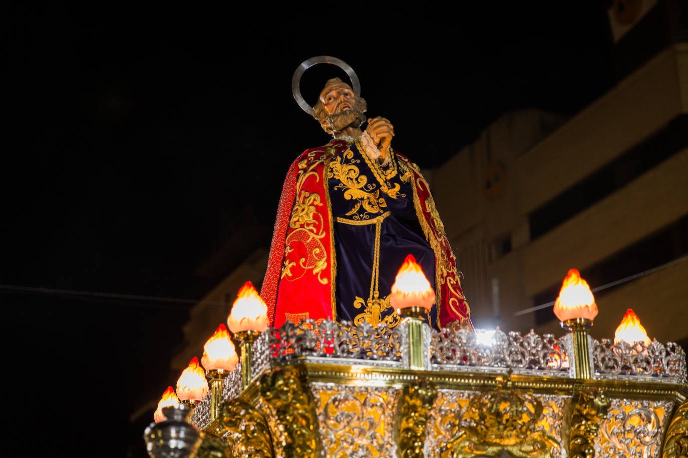 San Pedro Arrepentido es una de las imágenes de Salzillo que atesora El Lavatorio y data de 1759.