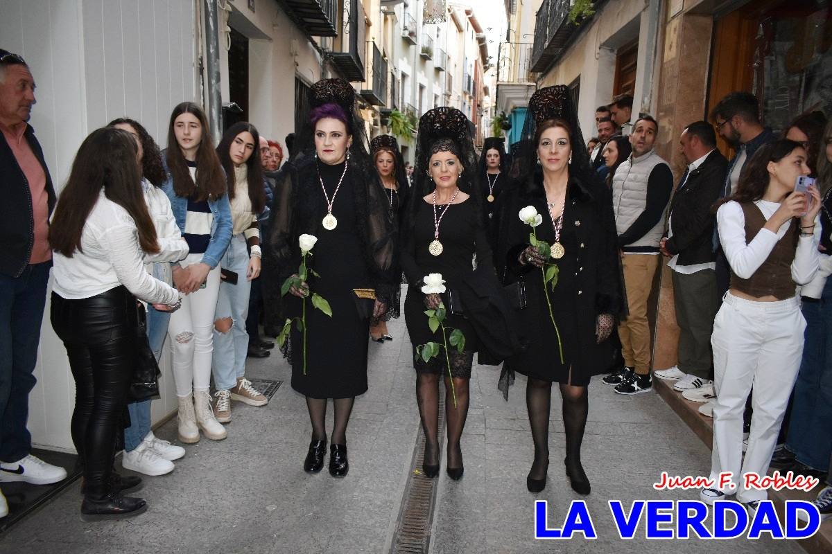 La Virgen Blanca reinó en la tarde del Jueves Santo