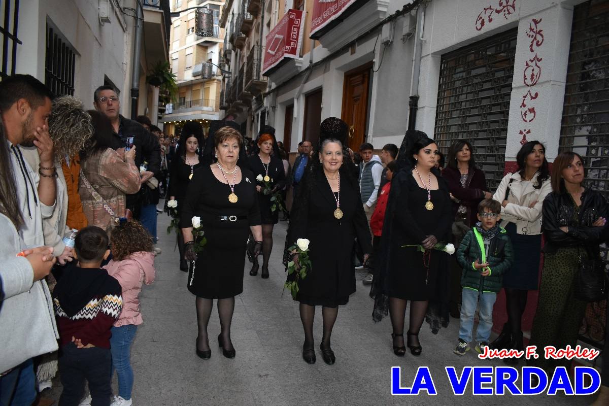 La Virgen Blanca reinó en la tarde del Jueves Santo