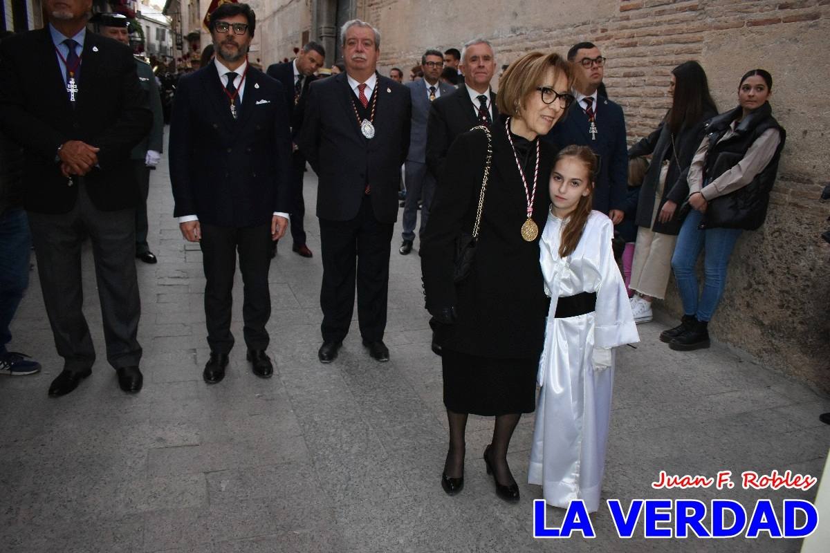 La Virgen Blanca reinó en la tarde del Jueves Santo