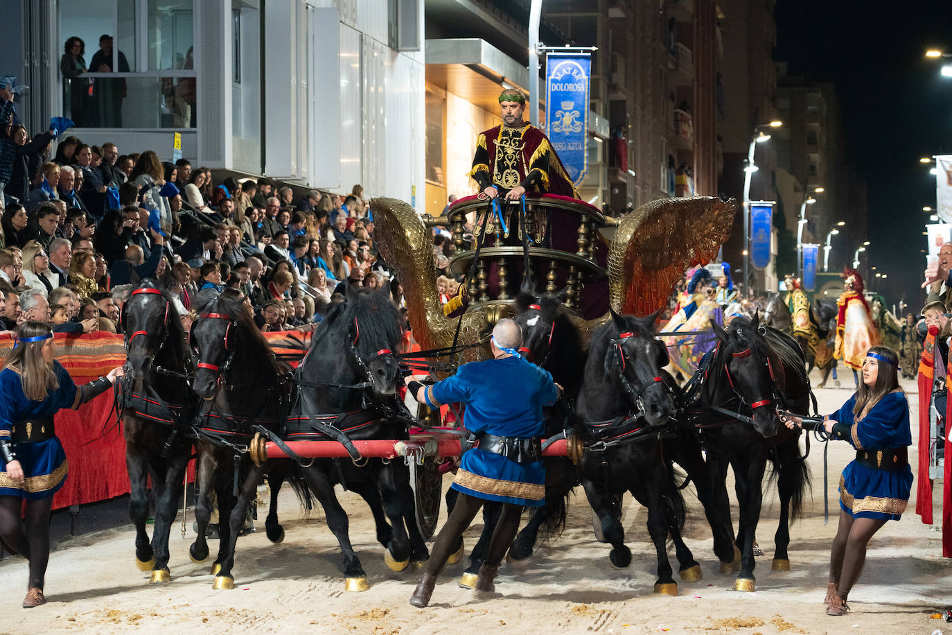 Las imágenes de la procesión del Jueves Santo en Lorca