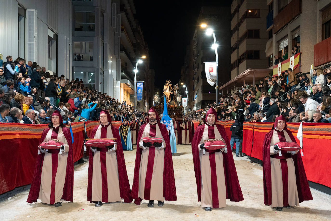 Las imágenes de la procesión del Jueves Santo en Lorca