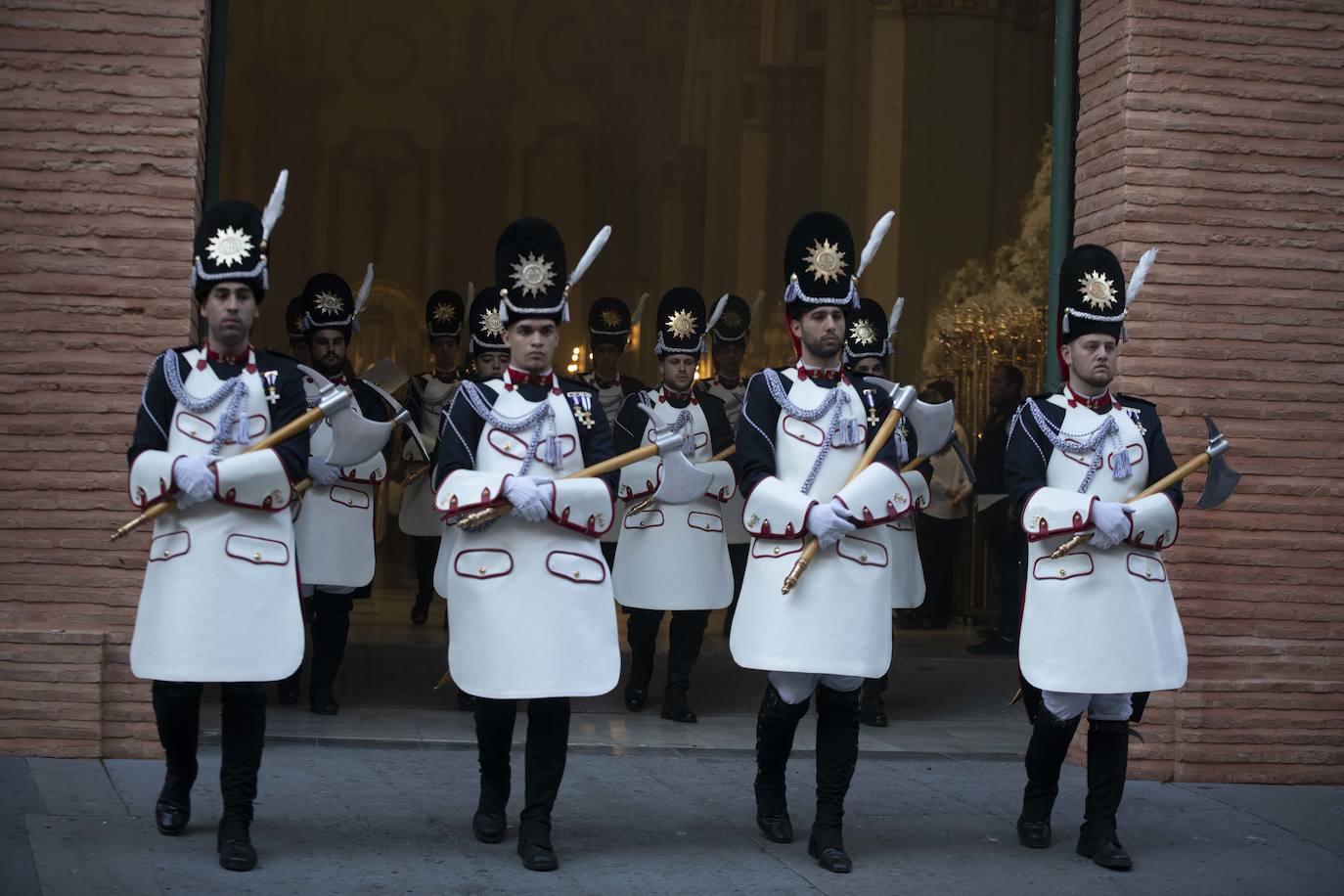 El Santo Entierro de la Cofradía Marraja de Cartagena, en imágenes