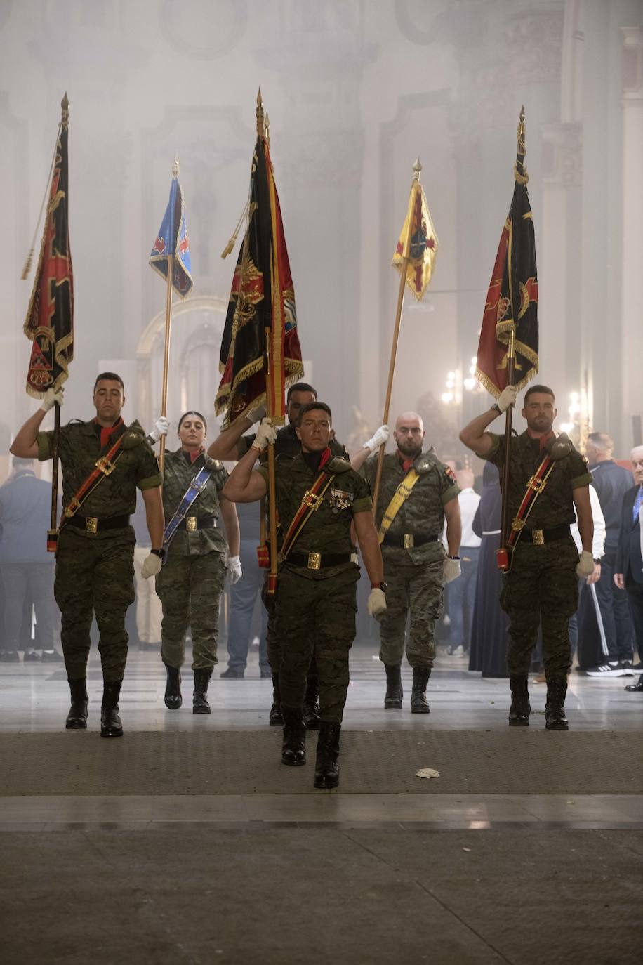 El Santo Entierro de la Cofradía Marraja de Cartagena, en imágenes