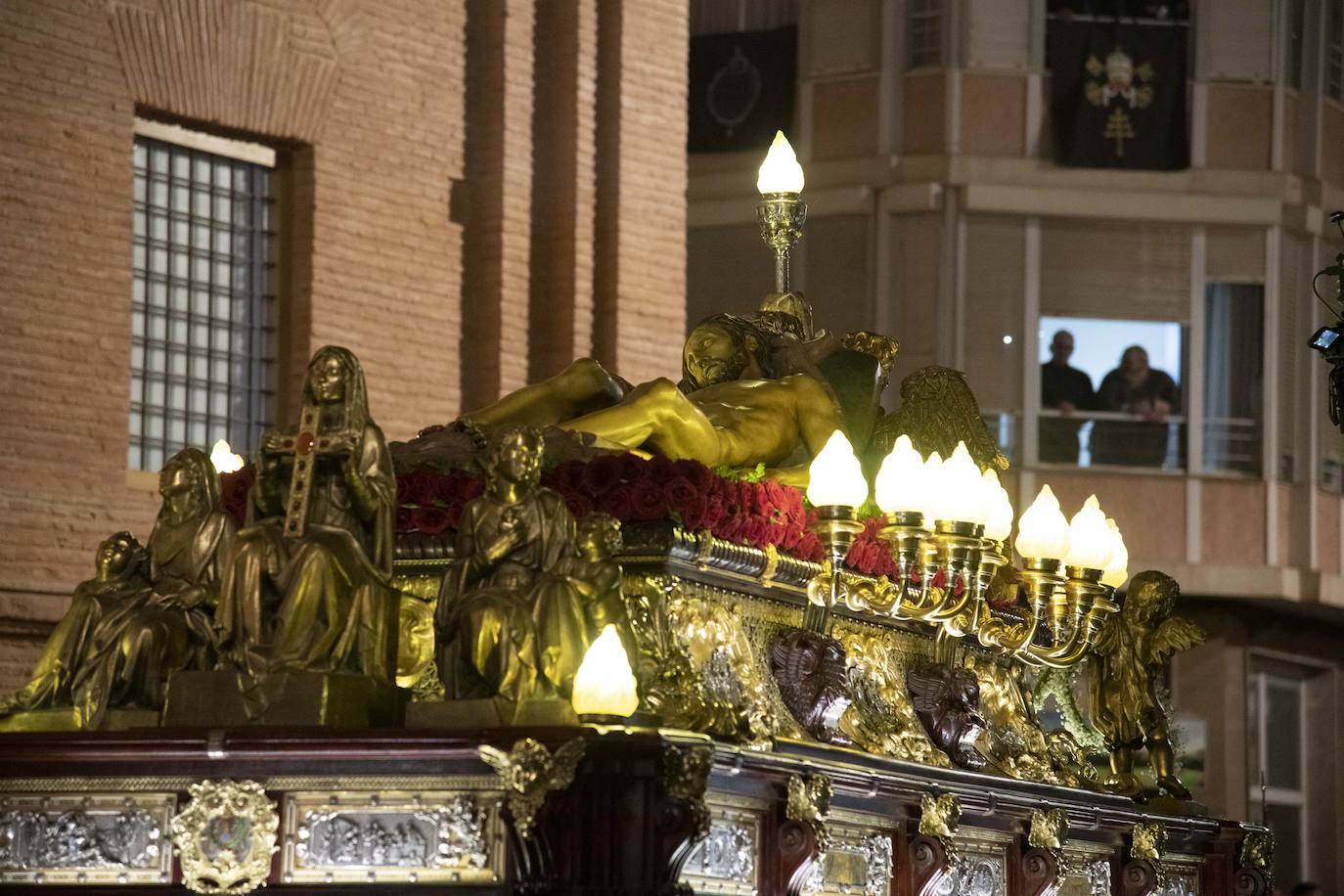 El Santo Entierro de la Cofradía Marraja de Cartagena, en imágenes