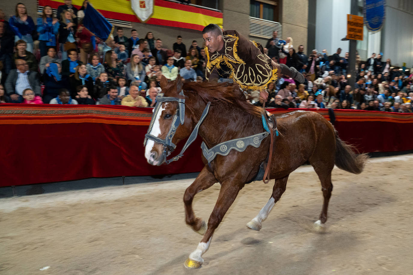 Imágenes del Paso Azul de Lorca en el Viernes Santo