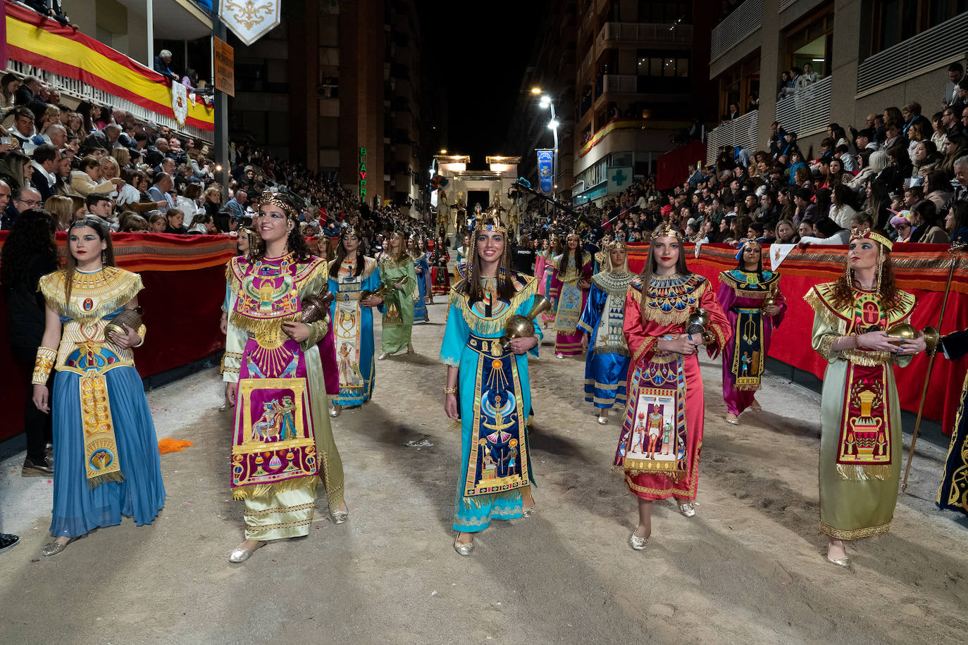 Imágenes del Paso Azul de Lorca en el Viernes Santo