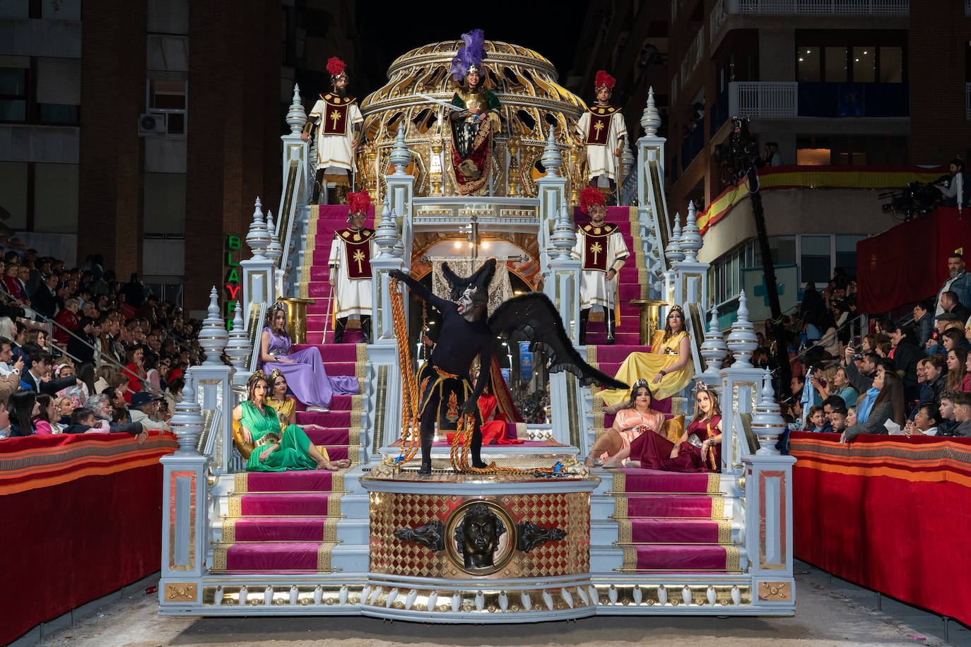 Imágenes del Paso Azul de Lorca en el Viernes Santo