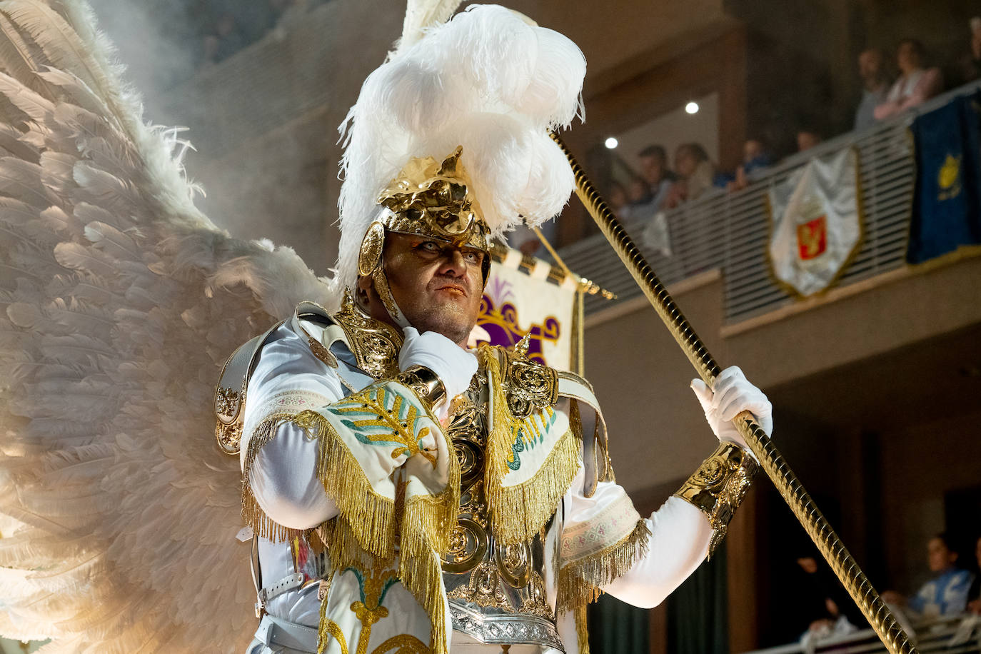 Imágenes del Paso Blanco de Lorca en el Viernes Santo