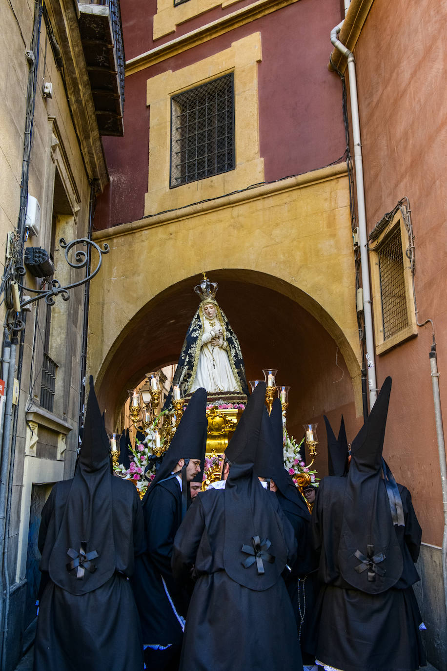 Las imágenes de la procesión de Nuestra Señora del Rosario