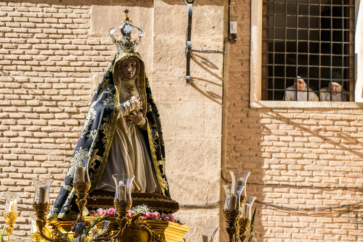 Las imágenes de la procesión de Nuestra Señora del Rosario