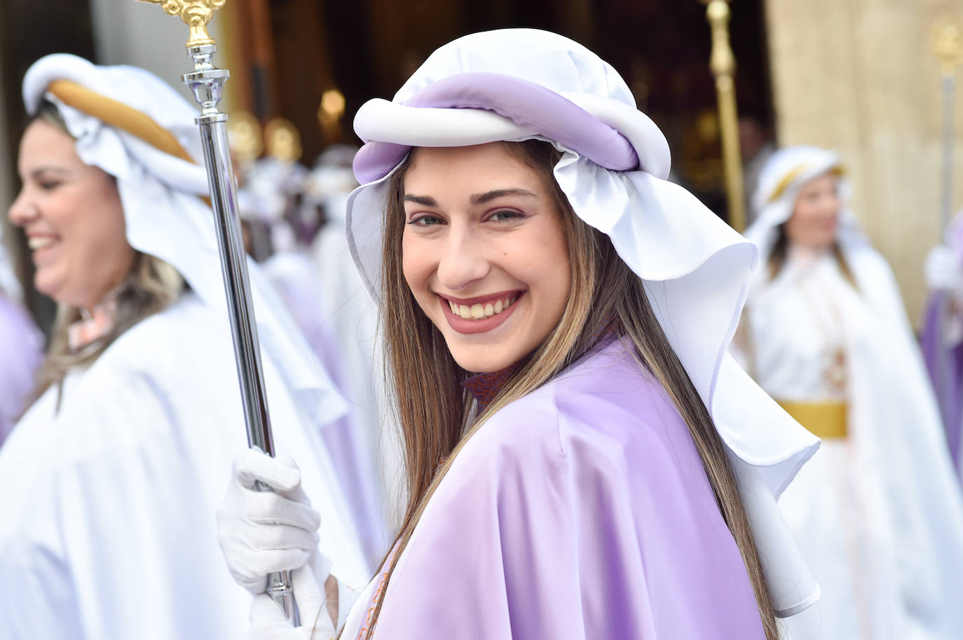 Procesión del Domingo de Resurrección en Murcia, en imágenes