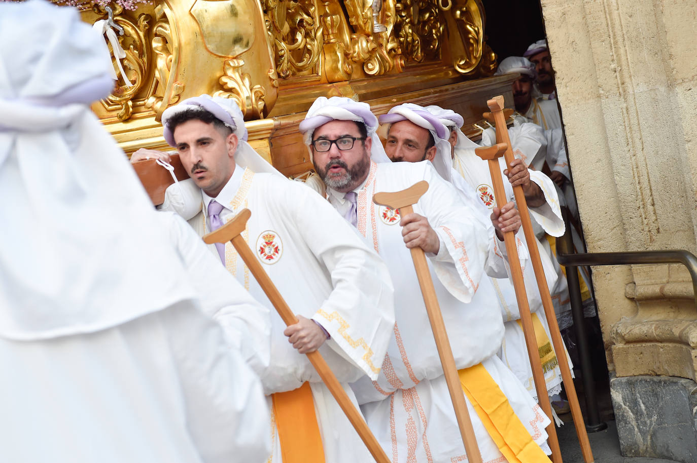 Procesión del Domingo de Resurrección en Murcia, en imágenes