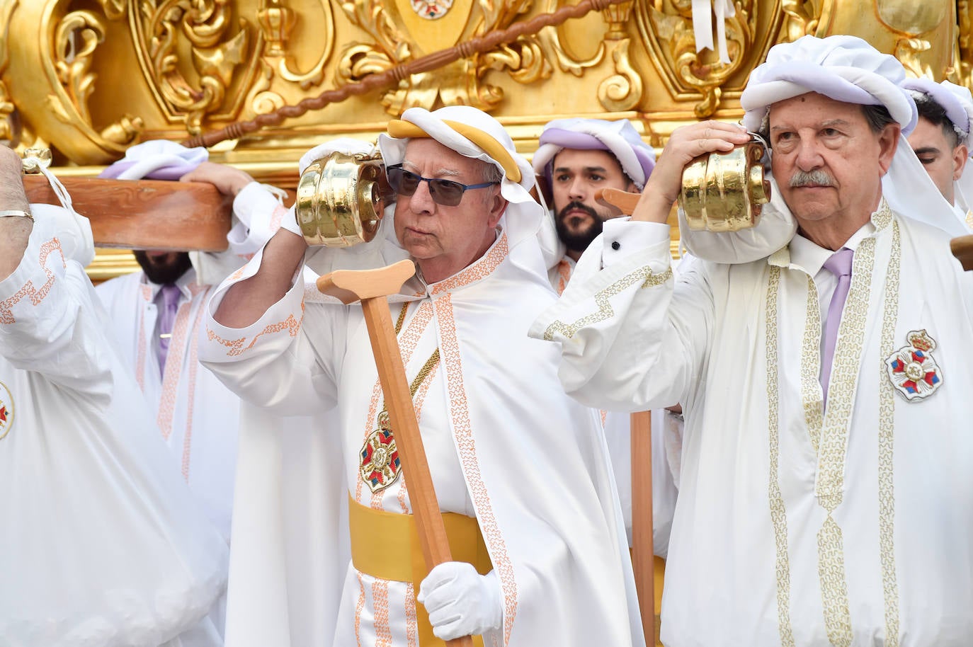 Procesión del Domingo de Resurrección en Murcia, en imágenes