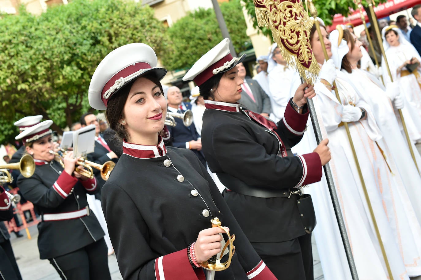 Procesión del Domingo de Resurrección en Murcia, en imágenes