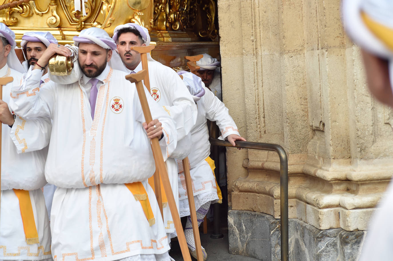 Procesión del Domingo de Resurrección en Murcia, en imágenes