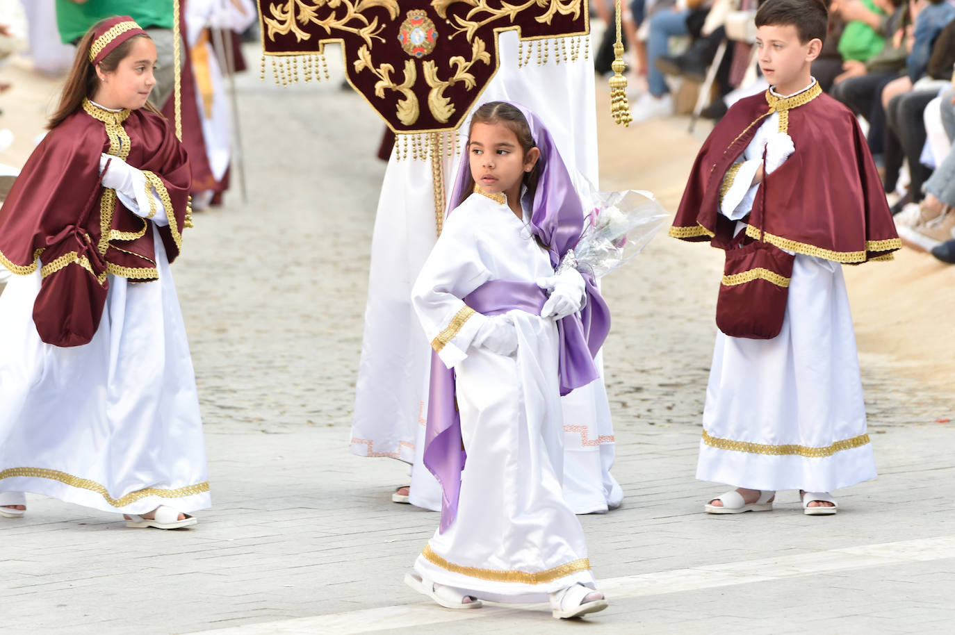 Procesión del Domingo de Resurrección en Murcia, en imágenes