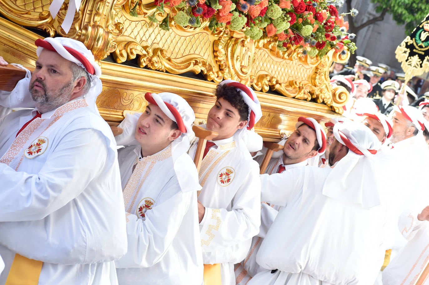 Procesión del Domingo de Resurrección en Murcia, en imágenes