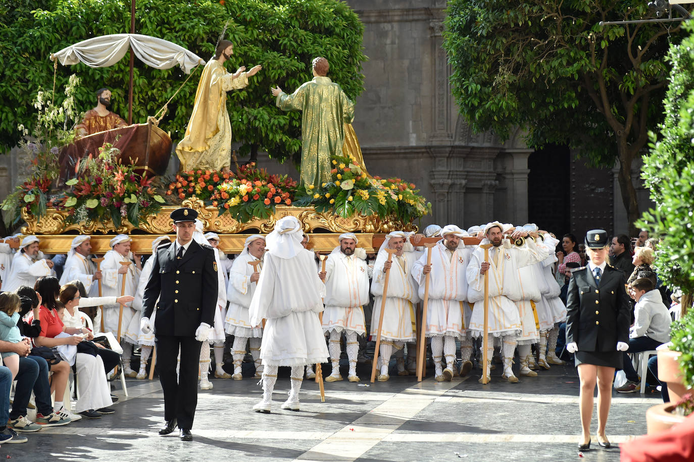 Procesión del Domingo de Resurrección en Murcia, en imágenes