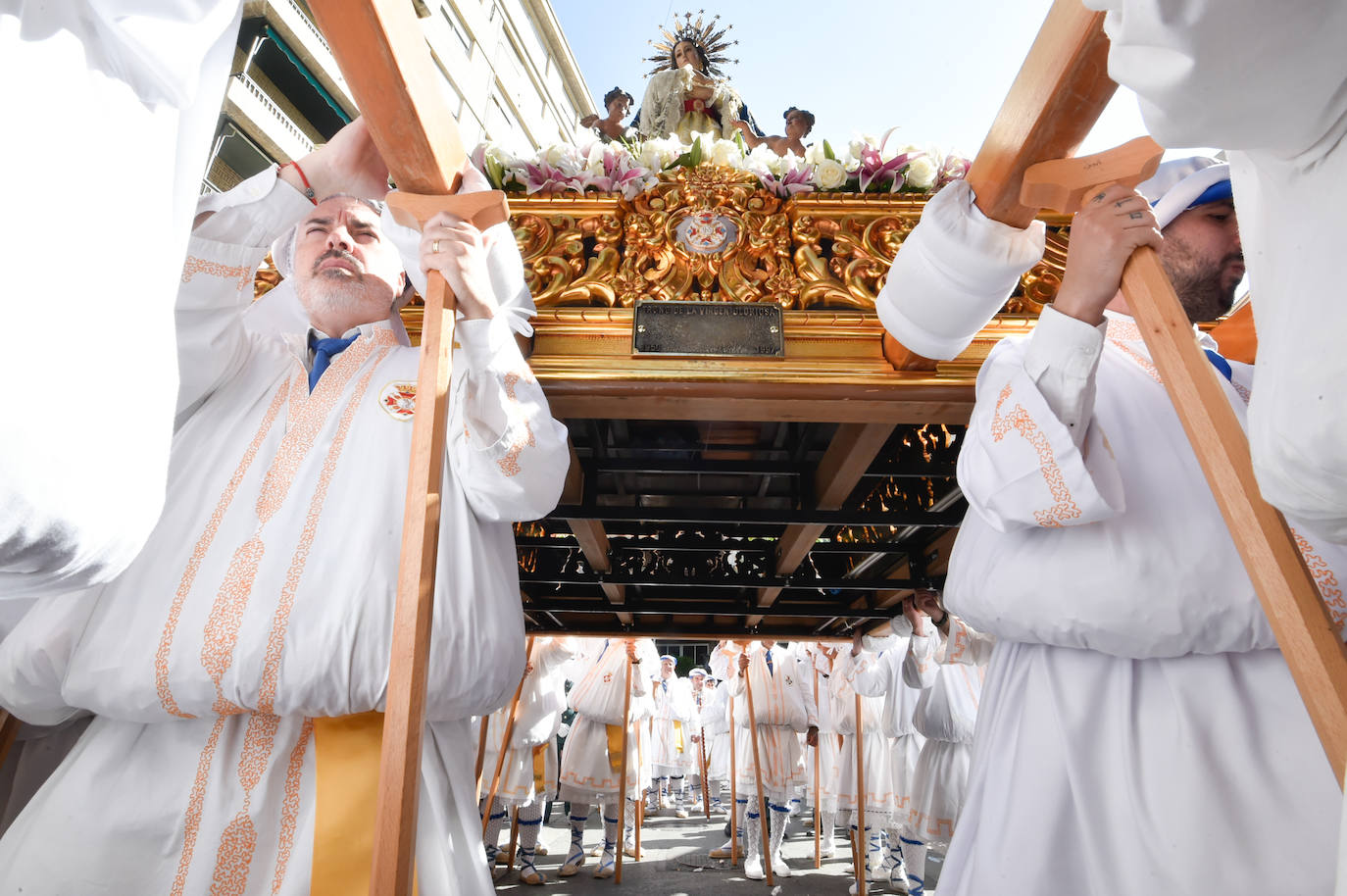 Procesión del Domingo de Resurrección en Murcia, en imágenes