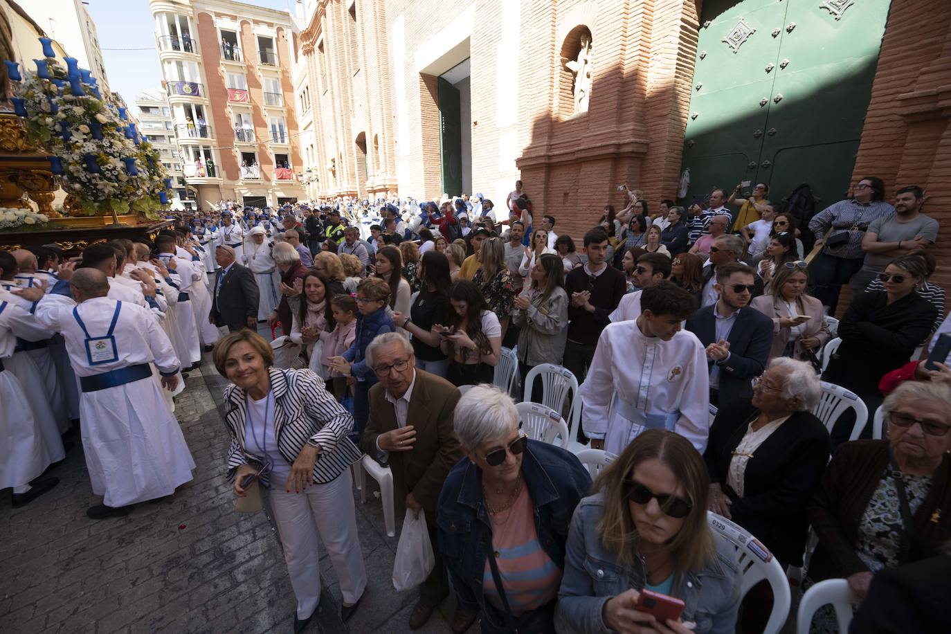 La procesión del Resucitado de Cartagena, en imágenes