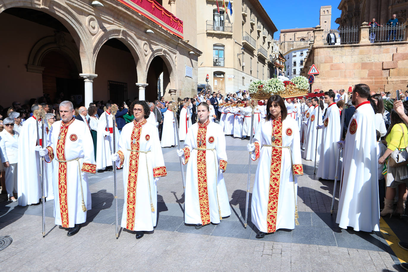 Procesión del Resucitdo en Lorca, en imágenes