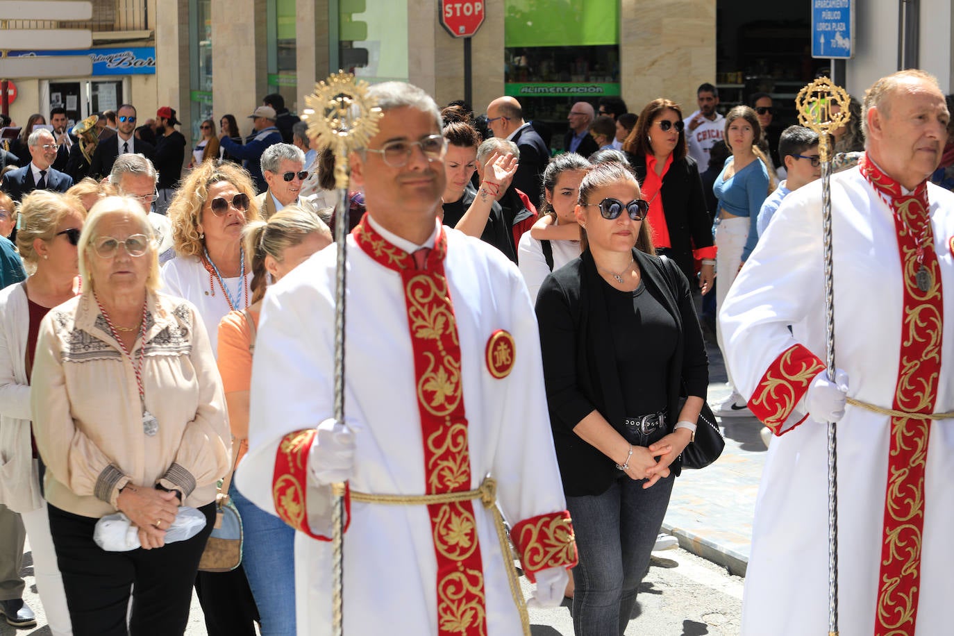 Procesión del Resucitdo en Lorca, en imágenes