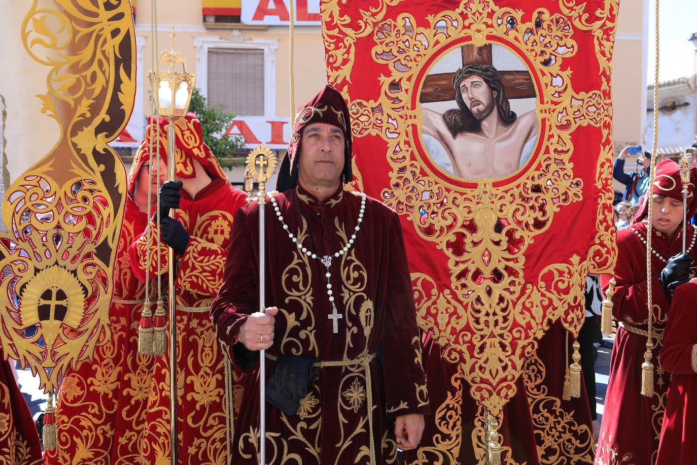 Procesión del Resucitdo en Lorca, en imágenes
