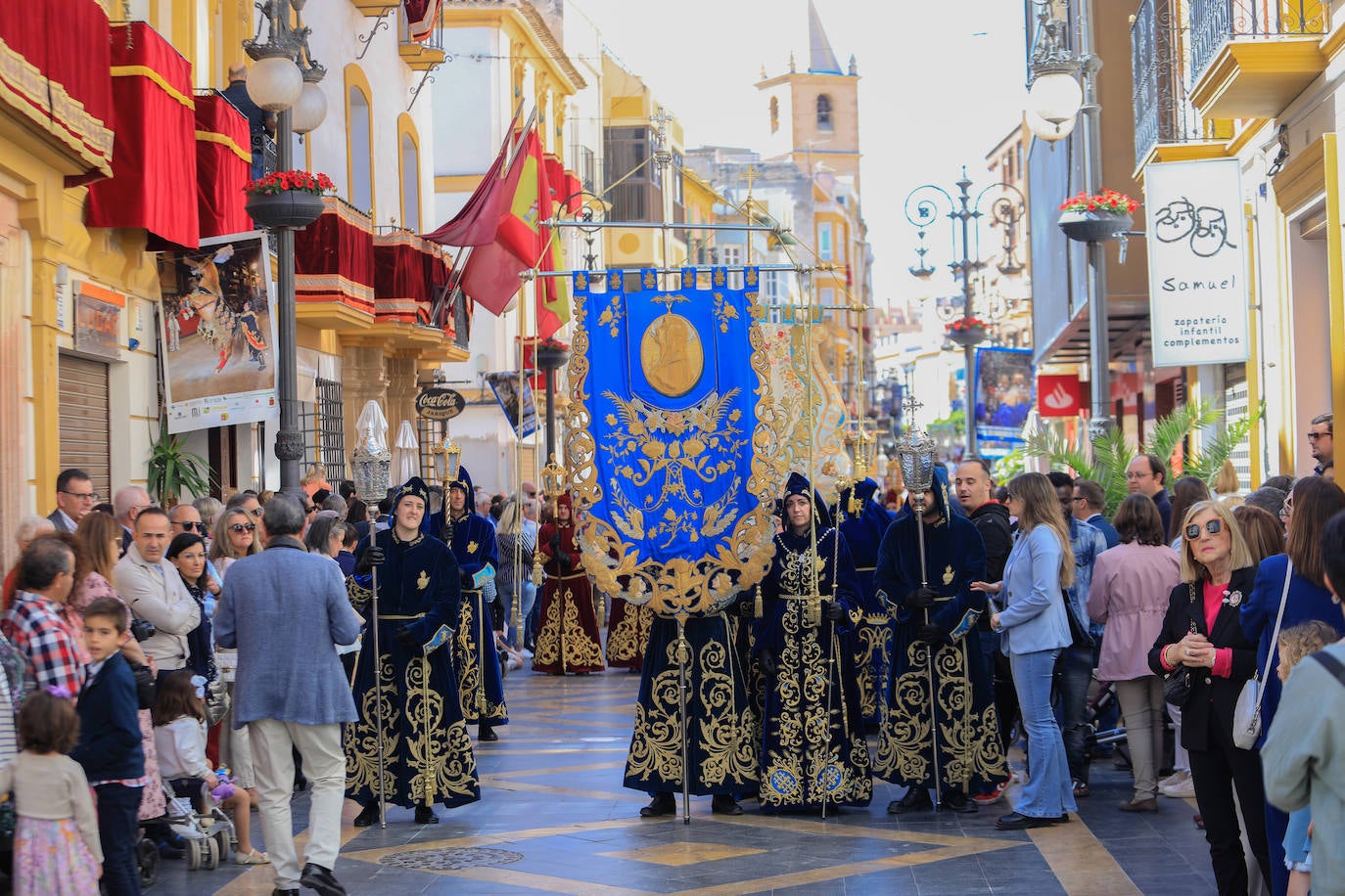 Procesión del Resucitdo en Lorca, en imágenes