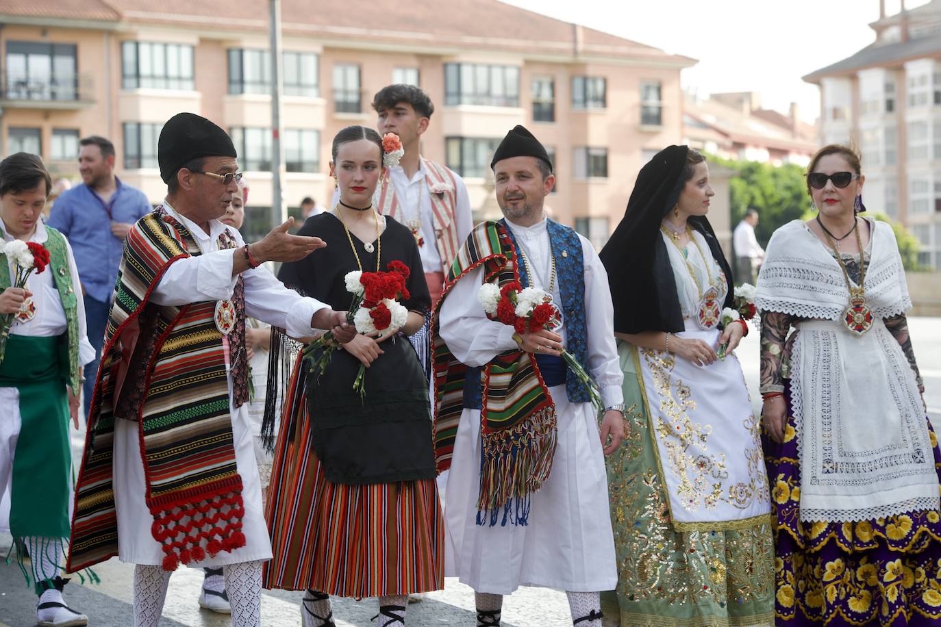 Las imágenes de la ofrenda floral a la Virgen de la Fuensanta