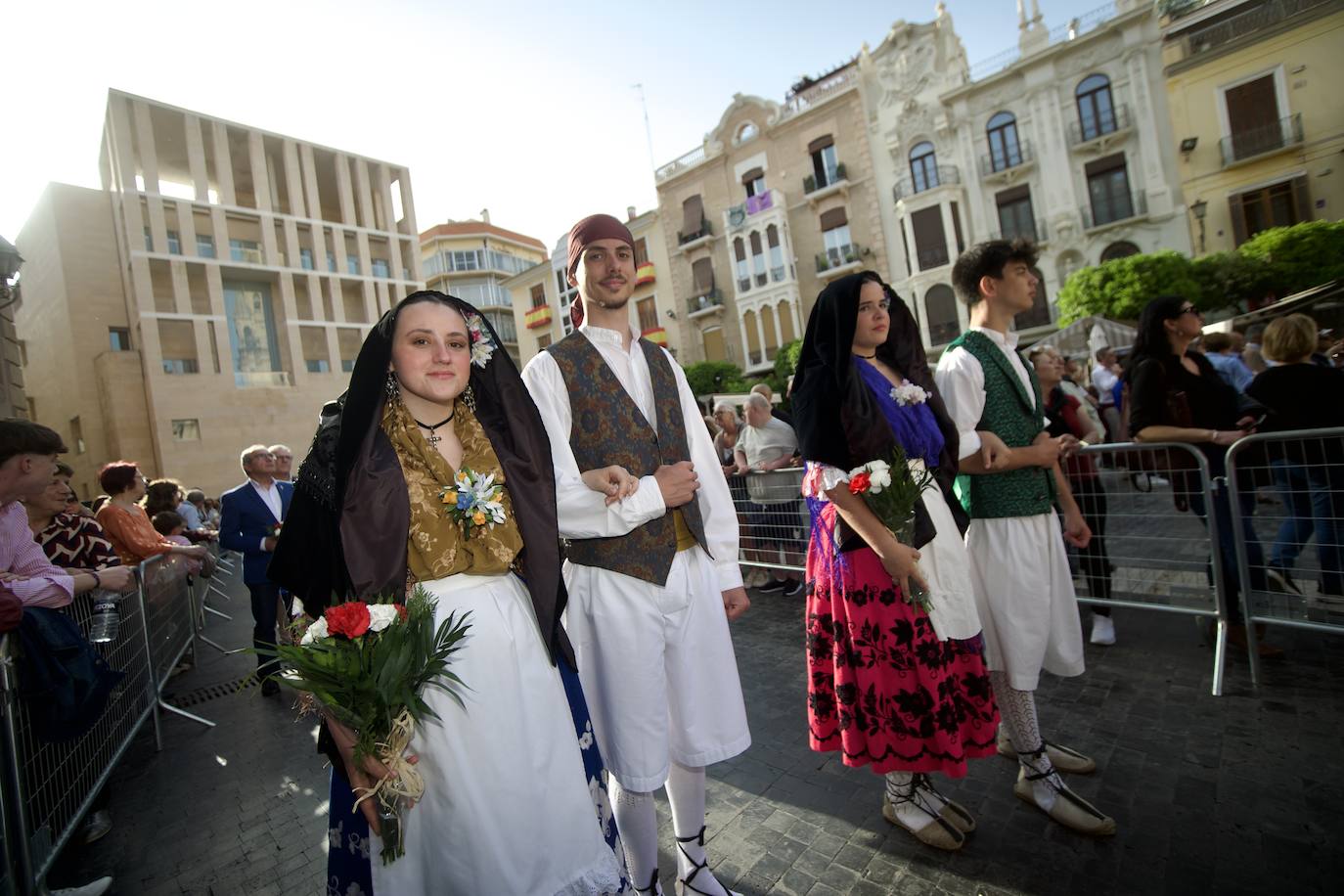 Las imágenes de la ofrenda floral a la Virgen de la Fuensanta