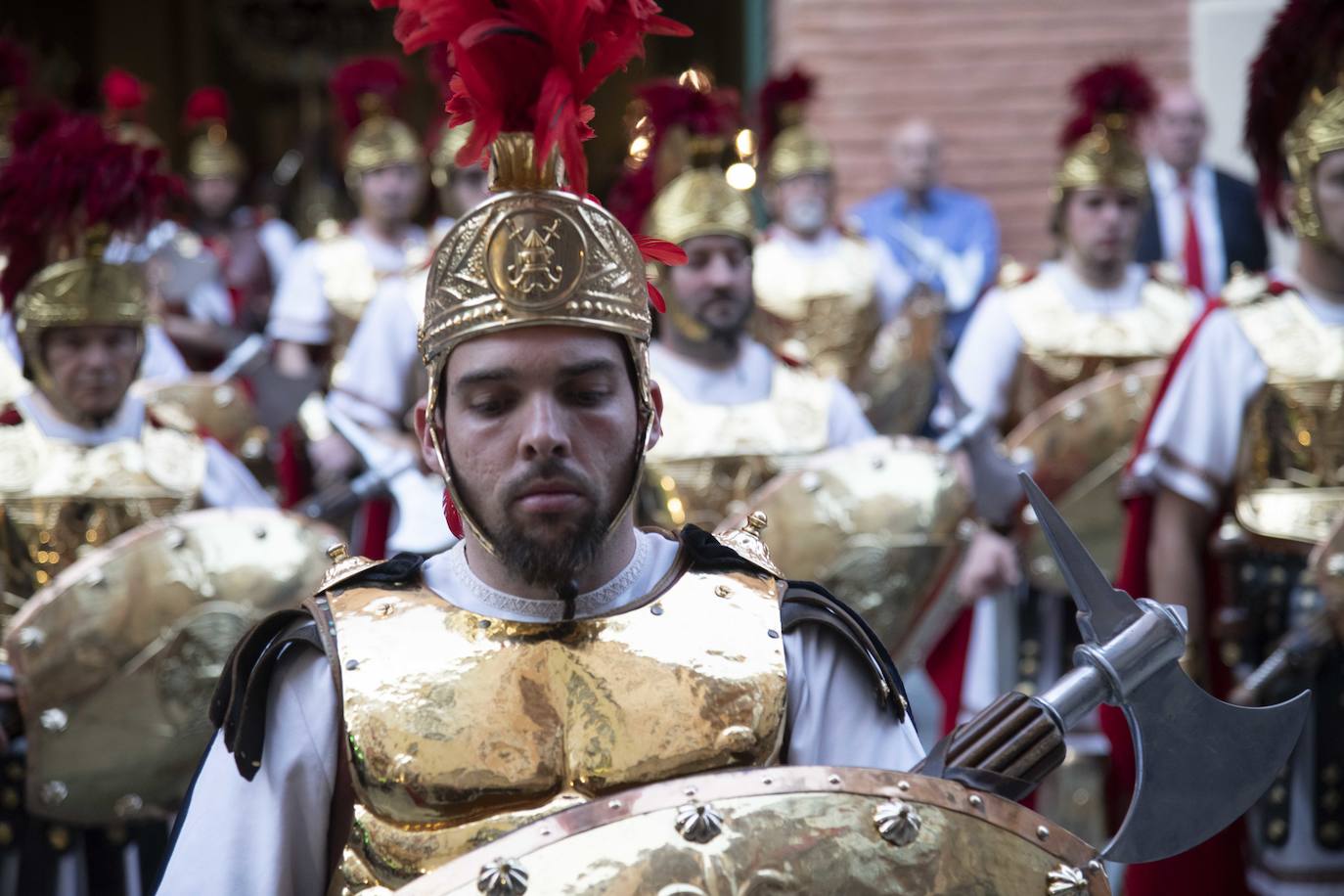 Las imágenes de la procesión Prendimiento el lunes en Cartagena