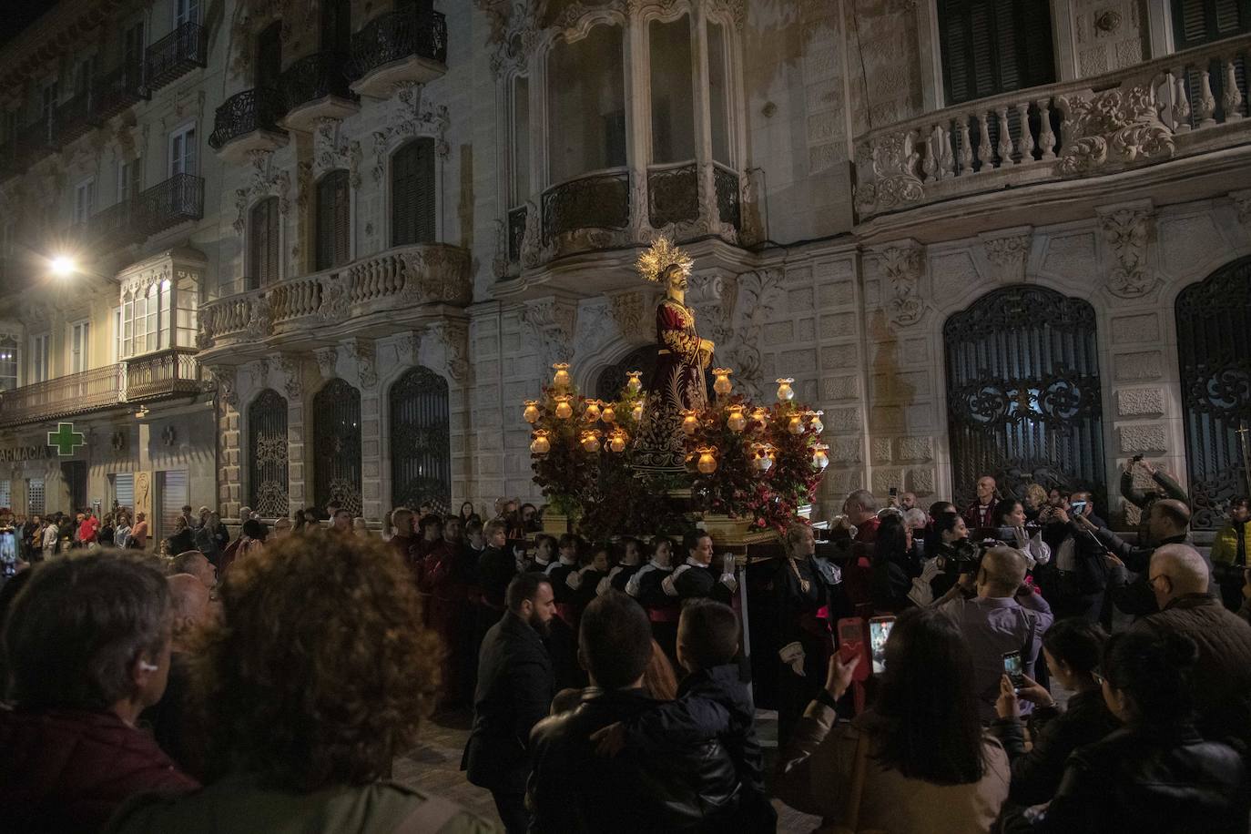 Las imágenes de la procesión Prendimiento el lunes en Cartagena