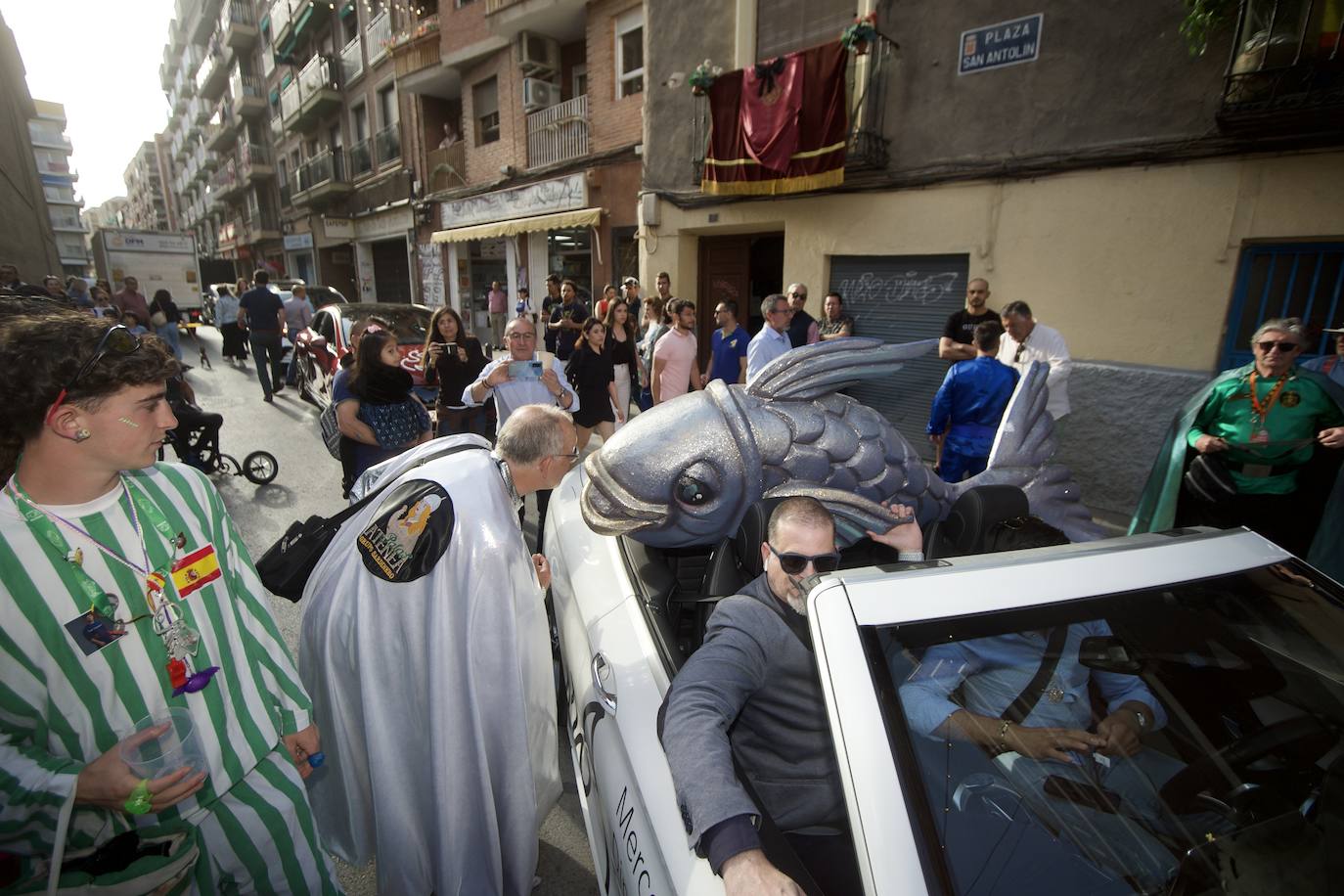 La llegada de la Sardina a Murcia, en imágenes