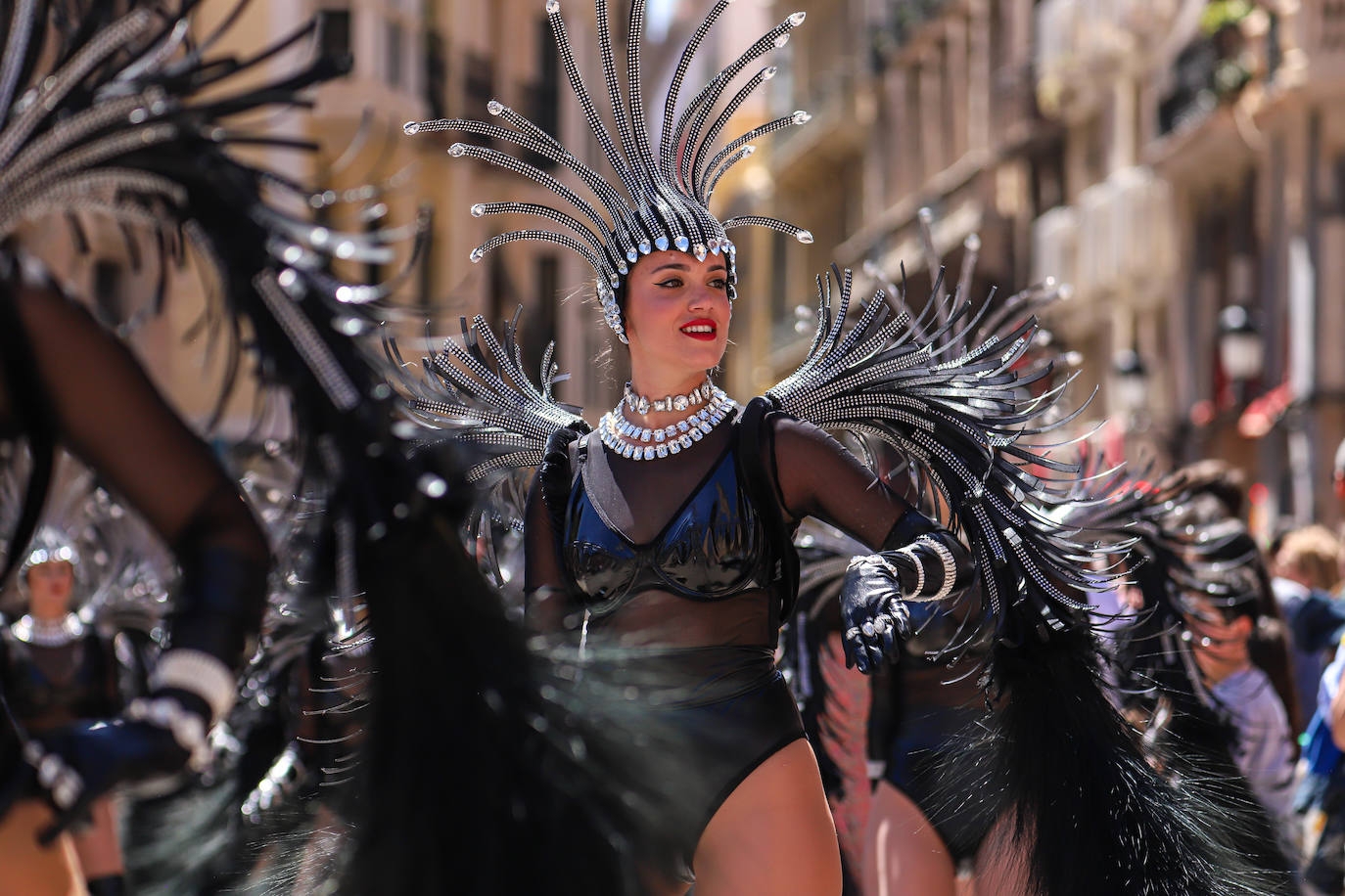 El desfile de Doña Sardina por el centro de Murcia, en imágenes