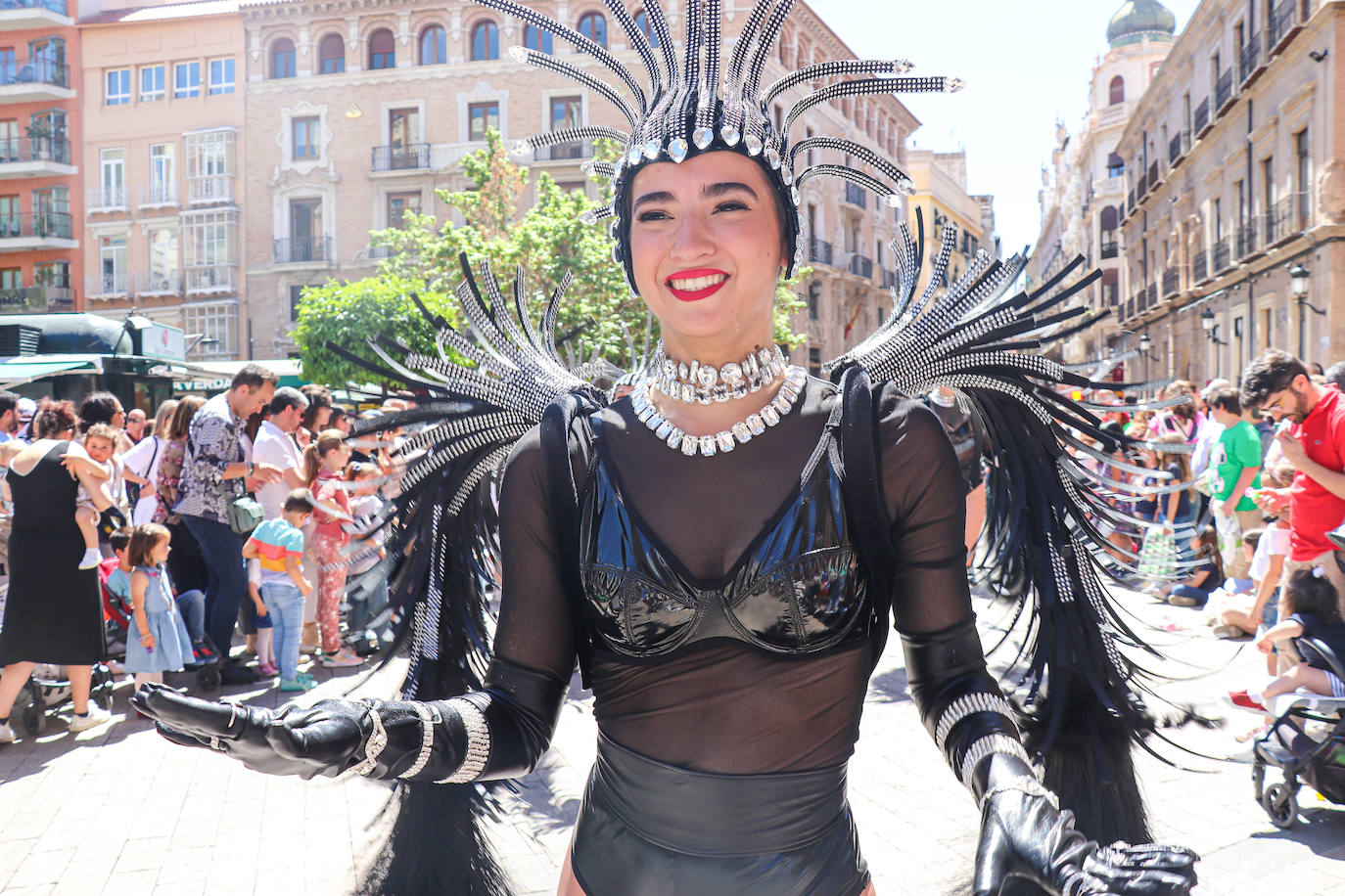 El desfile de Doña Sardina por el centro de Murcia, en imágenes
