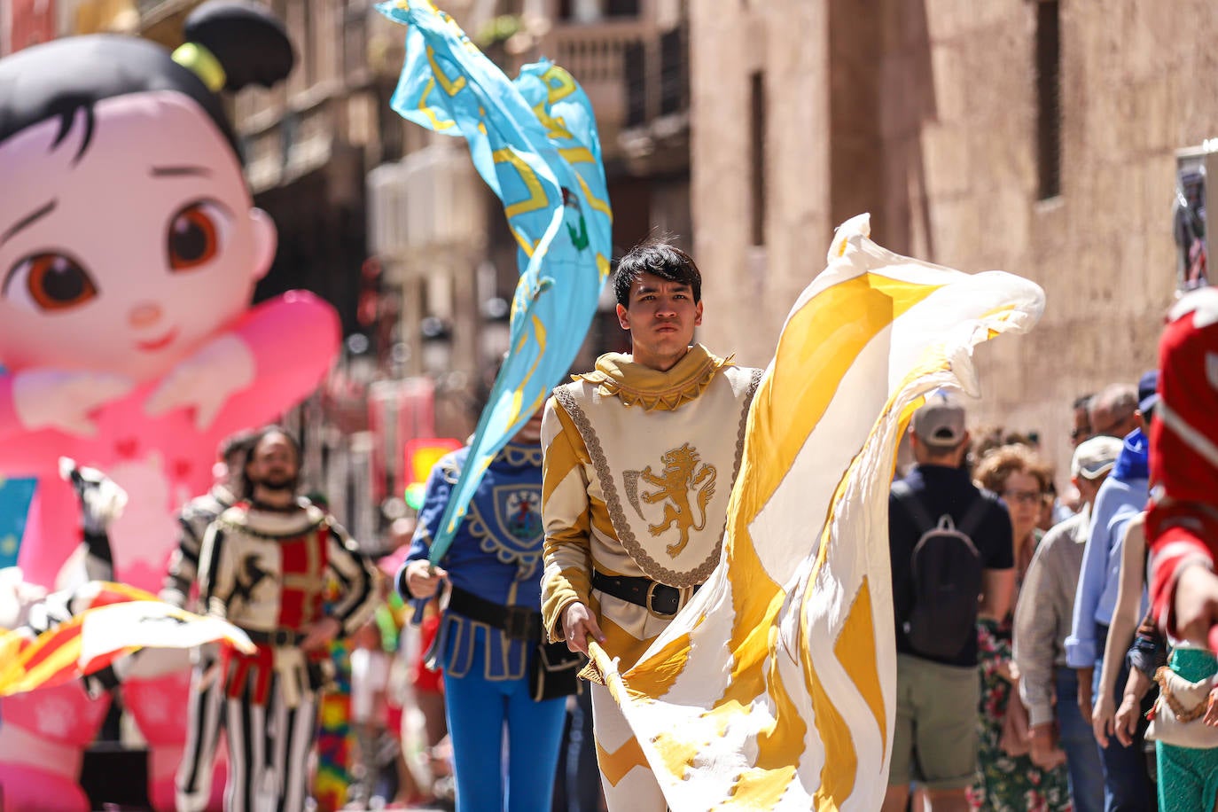 El desfile de Doña Sardina por el centro de Murcia, en imágenes