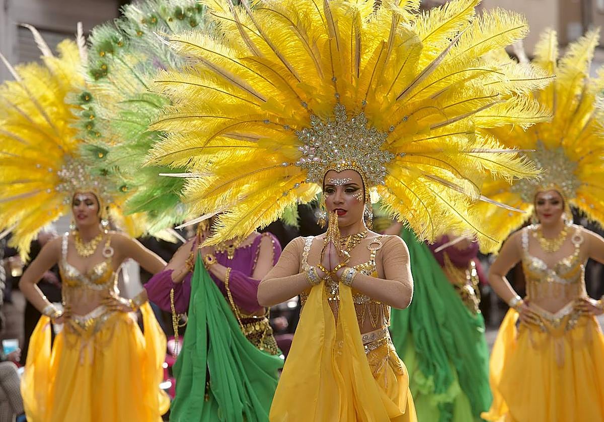 Desfile de clausura del Carnaval de Cabezo de Torres, en una imagen de archivo