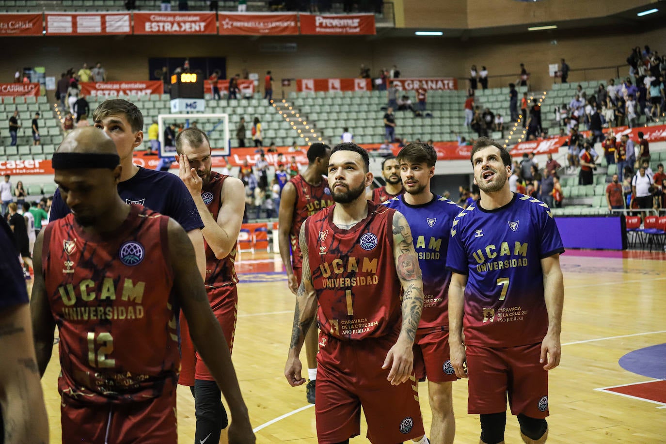 Las imágenes del partido entre el UCAM Murcia y el Zaragoza