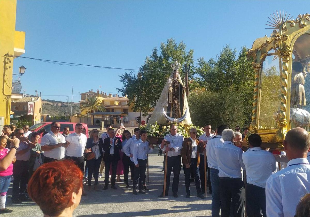 Por primera vez en la historia la patrona de mula es llevada al santuario del balate | la verdad