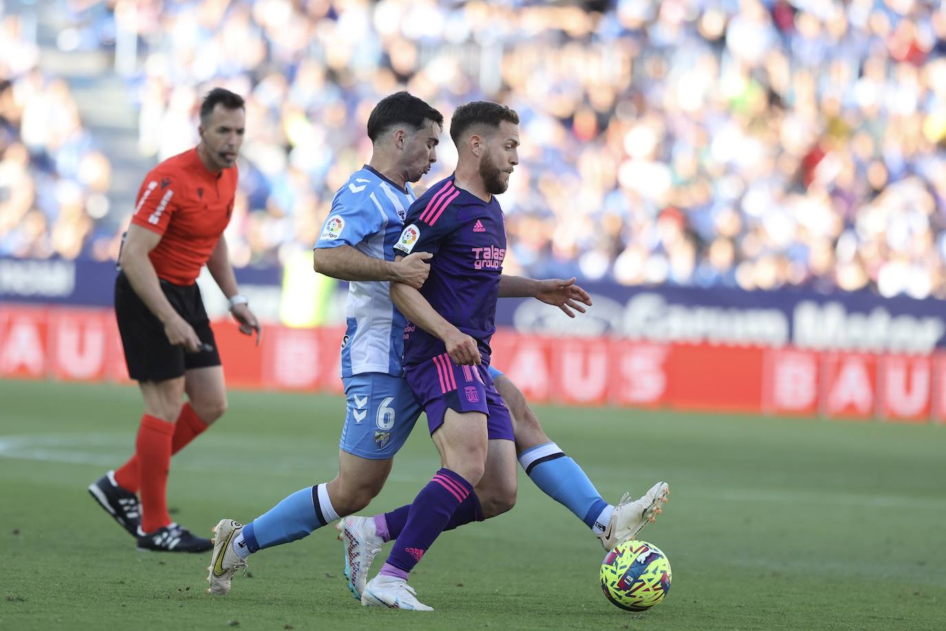 El partido del Cartagena contra el Málaga, en imágenes