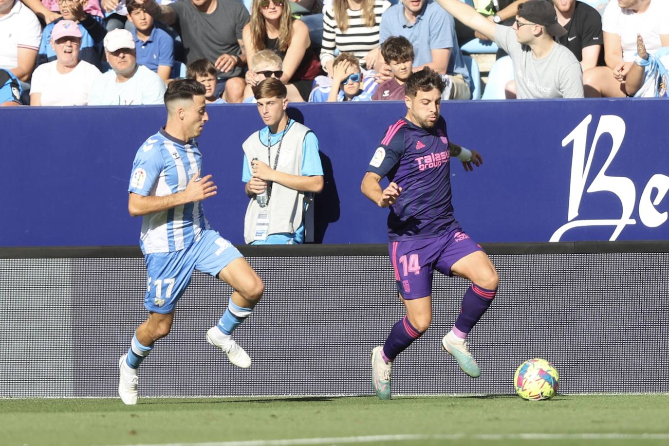 El partido del Cartagena contra el Málaga, en imágenes