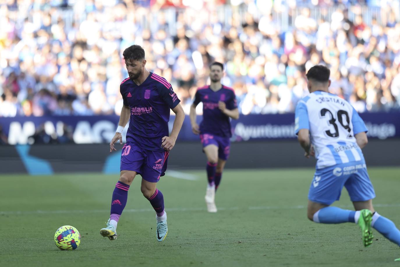 El partido del Cartagena contra el Málaga, en imágenes