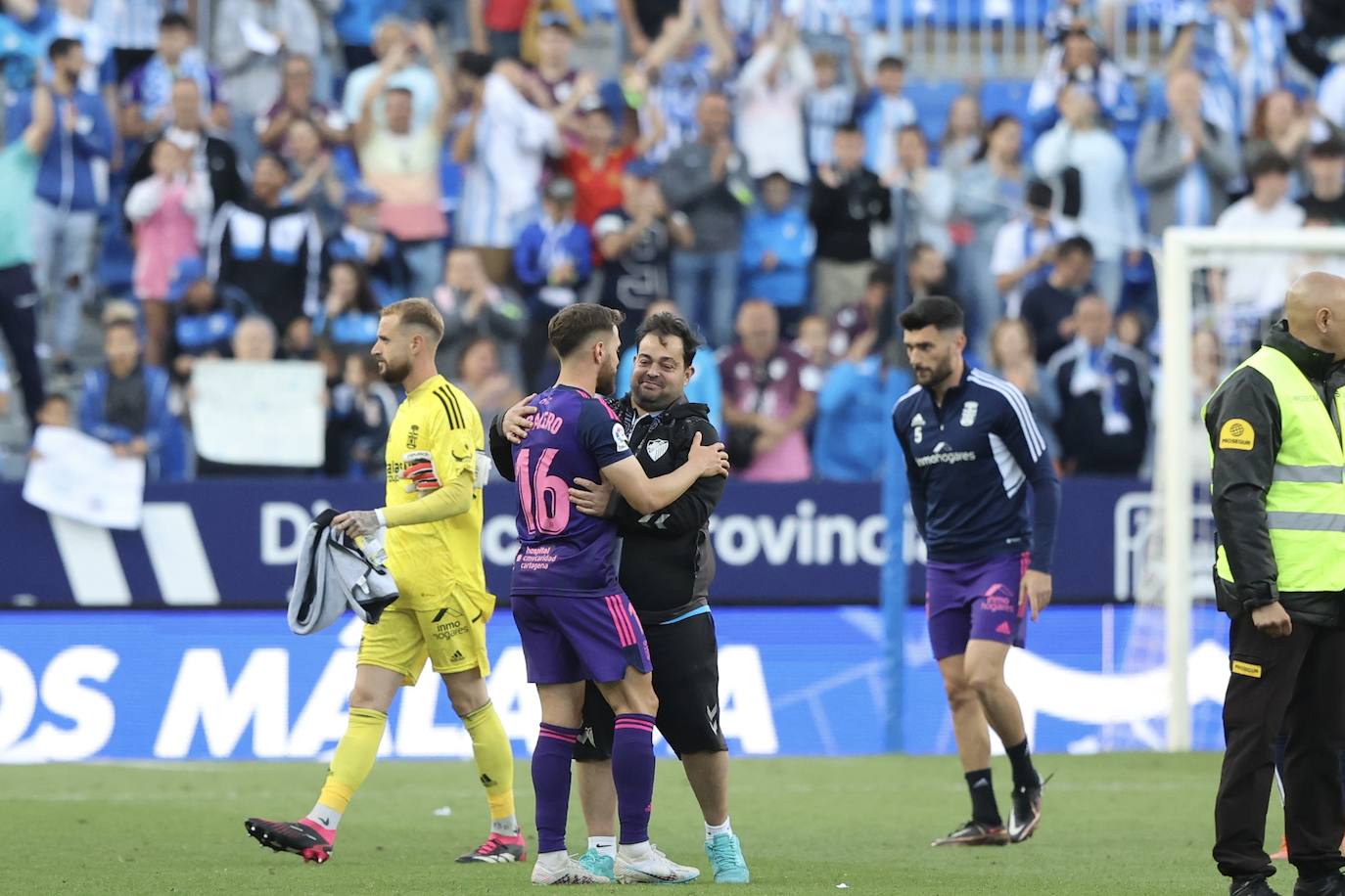 El partido del Cartagena contra el Málaga, en imágenes