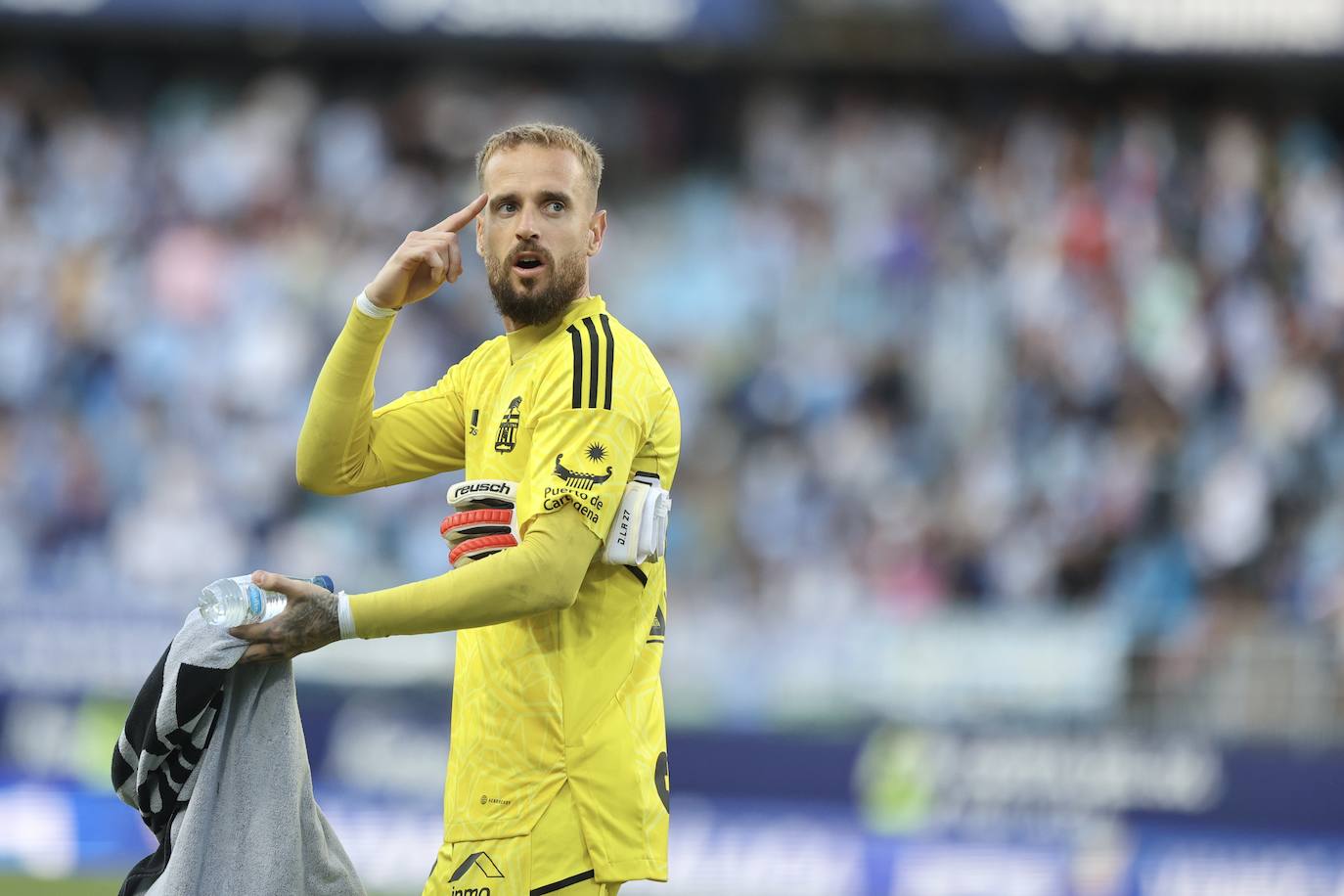 El partido del Cartagena contra el Málaga, en imágenes