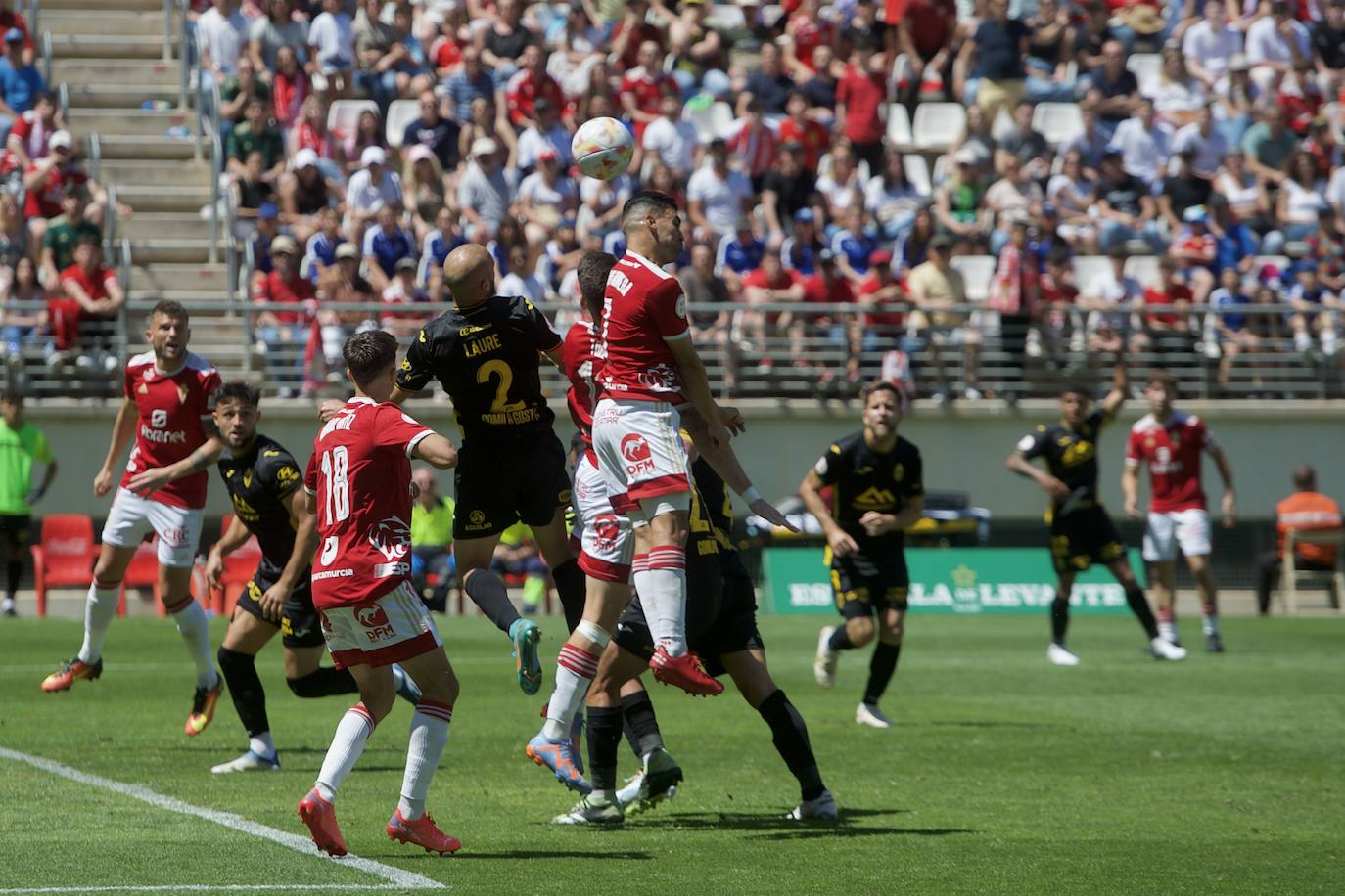 El partido del Real Murcia frente al Atlético Baleares, en imágenes