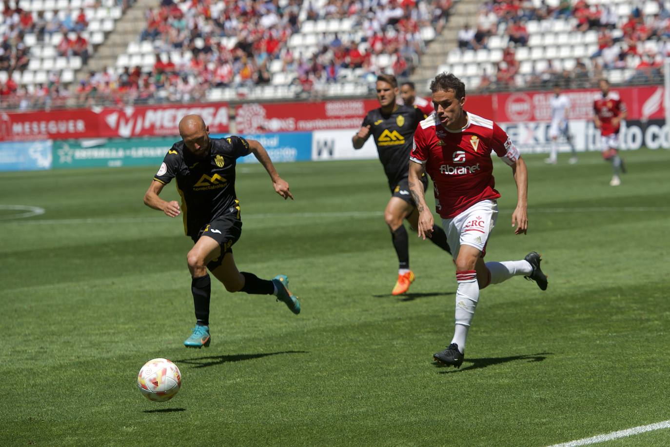 El partido del Real Murcia frente al Atlético Baleares, en imágenes