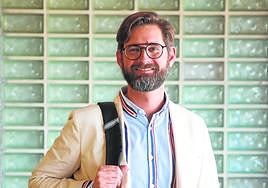 Adolfo Sánchez, ayer, en la Redacción de LA VERDAD.