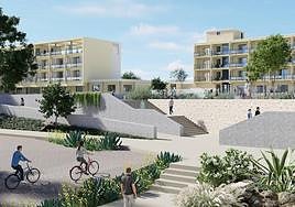 Recreación de cómo quedará el exterior y el interior de la futura Agencia Digital.