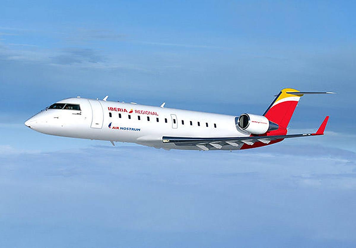 Un avión de Air Nostrum, en una imagen de archivo.